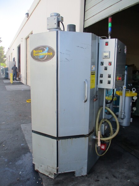 Better Eng. #F3000, batch type parts washer, 95 gallon tank, 12 KW heat, 36" working height, 460 V., 3-phase - Image 1
