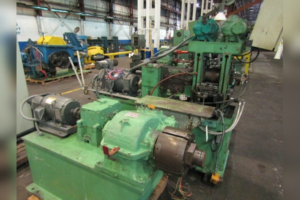 1" x 6" Waterbury-Farrel, 4-High Cold Rolling Mill, 15 HP main mill motor, Vollmer contact gauge, 1,000 lb. - Image 9