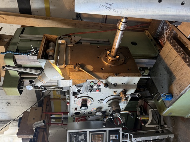 TOS #WH63, Table Type Horizontal Boring Mill, 39" X, 39" Y, 28" Z, 35" x 31" rotary table, 2.5" bore, 8 HP - Image 5