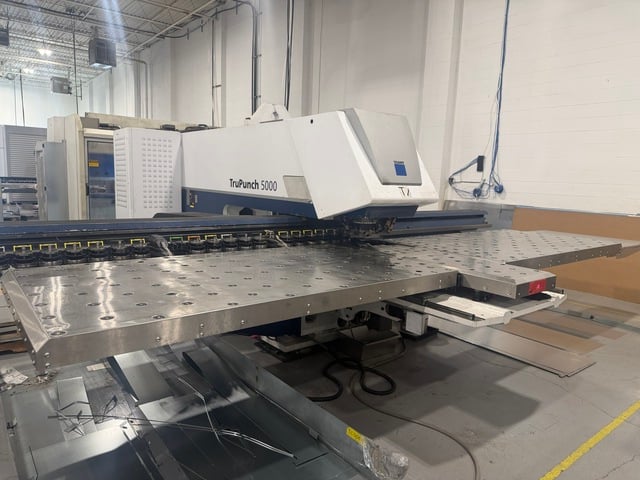 24 Ton, Trumpf #TruPunch-5000, CNC Turret Punch Press, 99.8" x 50.3" max. sheet, 5/16" thickness, 1600 SPM - Image 1
