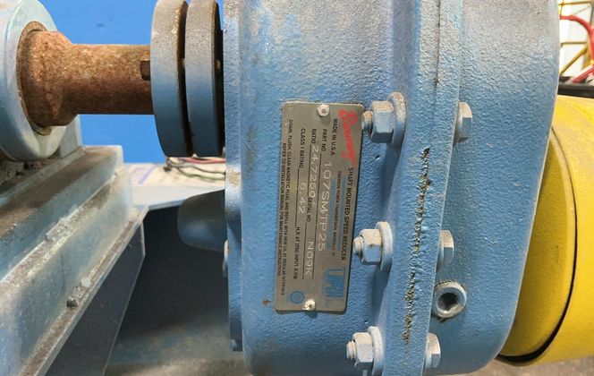 S Howes #M-244, Ribbon Mixer, Toshiba motor, Browning speed reducer, 3 HP, 230/460 V. - Image 6