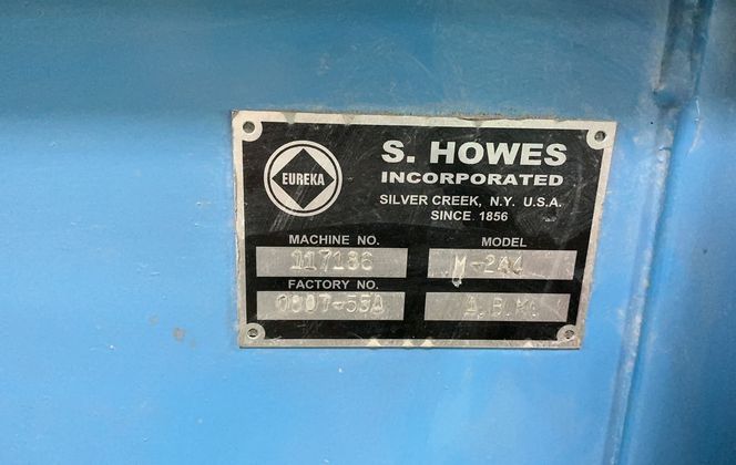 S Howes #M-244, Ribbon Mixer, Toshiba motor, Browning speed reducer, 3 HP, 230/460 V. - Image 8