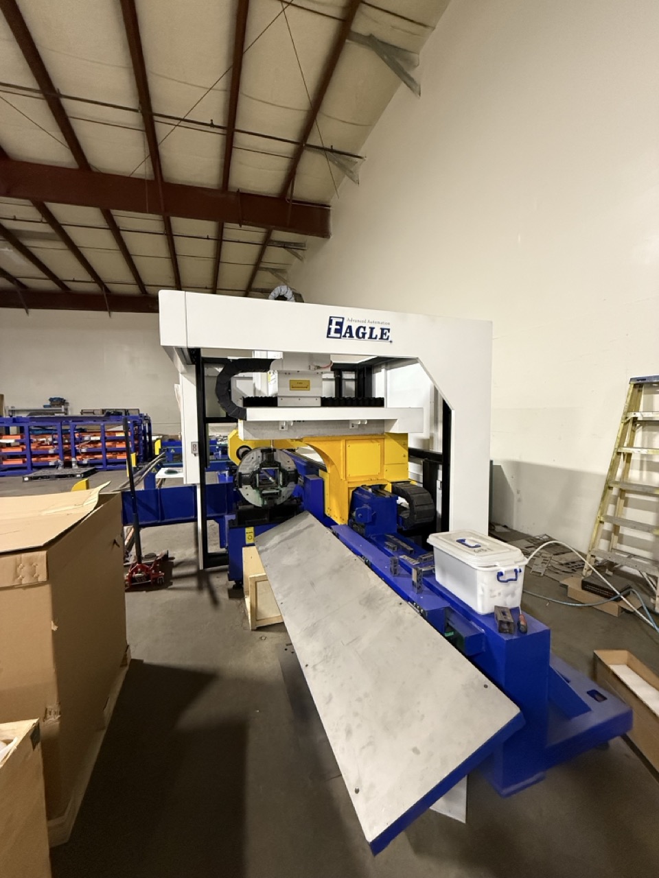 Eagle #EV-60T, pipe cutting fiber laser, 3000 watt, MaxPhotonics fiber supply, 20" length capacity, 5.5" - Image 2