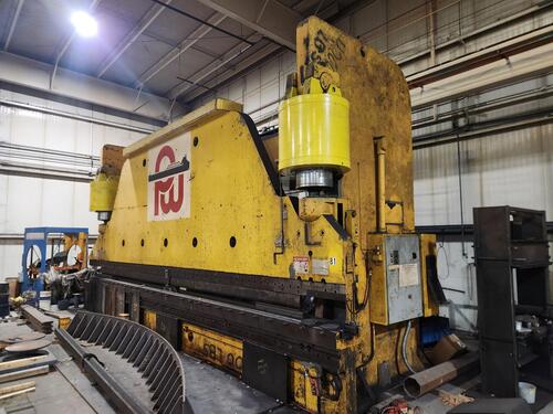1250 Ton, Cincinnati #1250H, hydraulic press brake, 26' bed & ram, 16' 6" between housings, 20" throat, 36" - Image 3