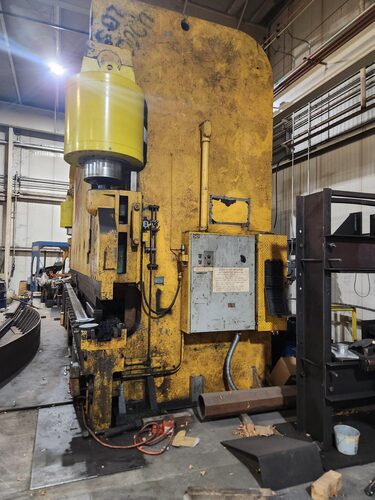 1250 Ton, Cincinnati #1250H, hydraulic press brake, 26' bed & ram, 16' 6" between housings, 20" throat, 36" - Image 4