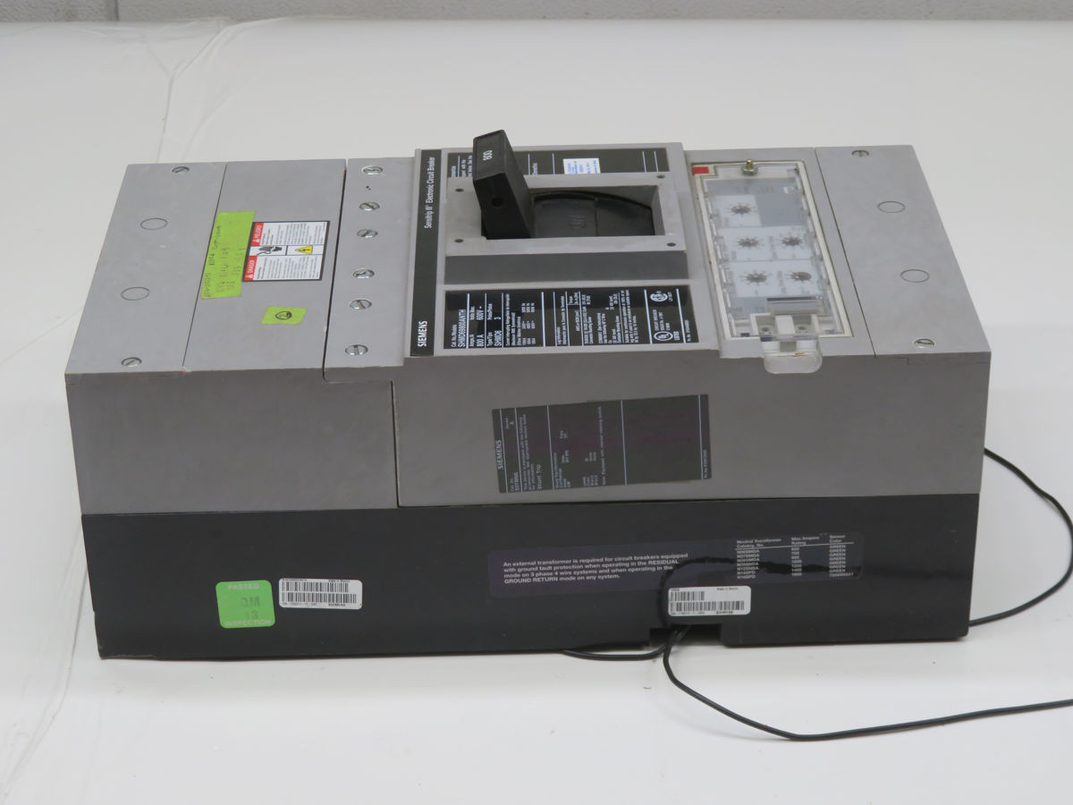 800 Amps Siemens SHMD69800ANTH S07MN6, Sentron Series, Molded Case Circuit Breaker, 3-Pole, 600 Volts, 50 KA - Image 2