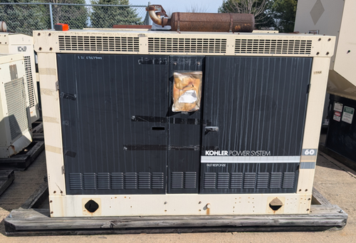 60 KW Kohler #60RZG, LP Nat Gas Generator, 1 & 3PH, NEMA H, 5.7L (3 available) - Image 1