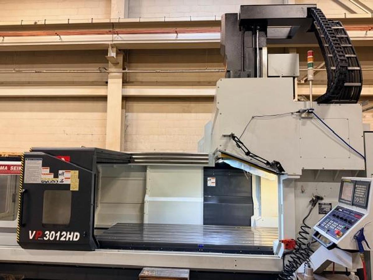 Awea #VP-3012HD, CNC Bridgemill, 118" x47.3" x30" trvls, 35 HP, 6000 RPM, 51.5" centers, 32 automatic tool - Image 4