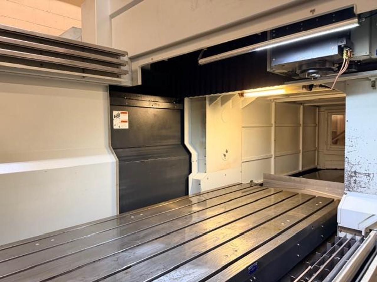 Awea #VP-3012HD, CNC Bridgemill, 118" x47.3" x30" trvls, 35 HP, 6000 RPM, 51.5" centers, 32 automatic tool - Image 5