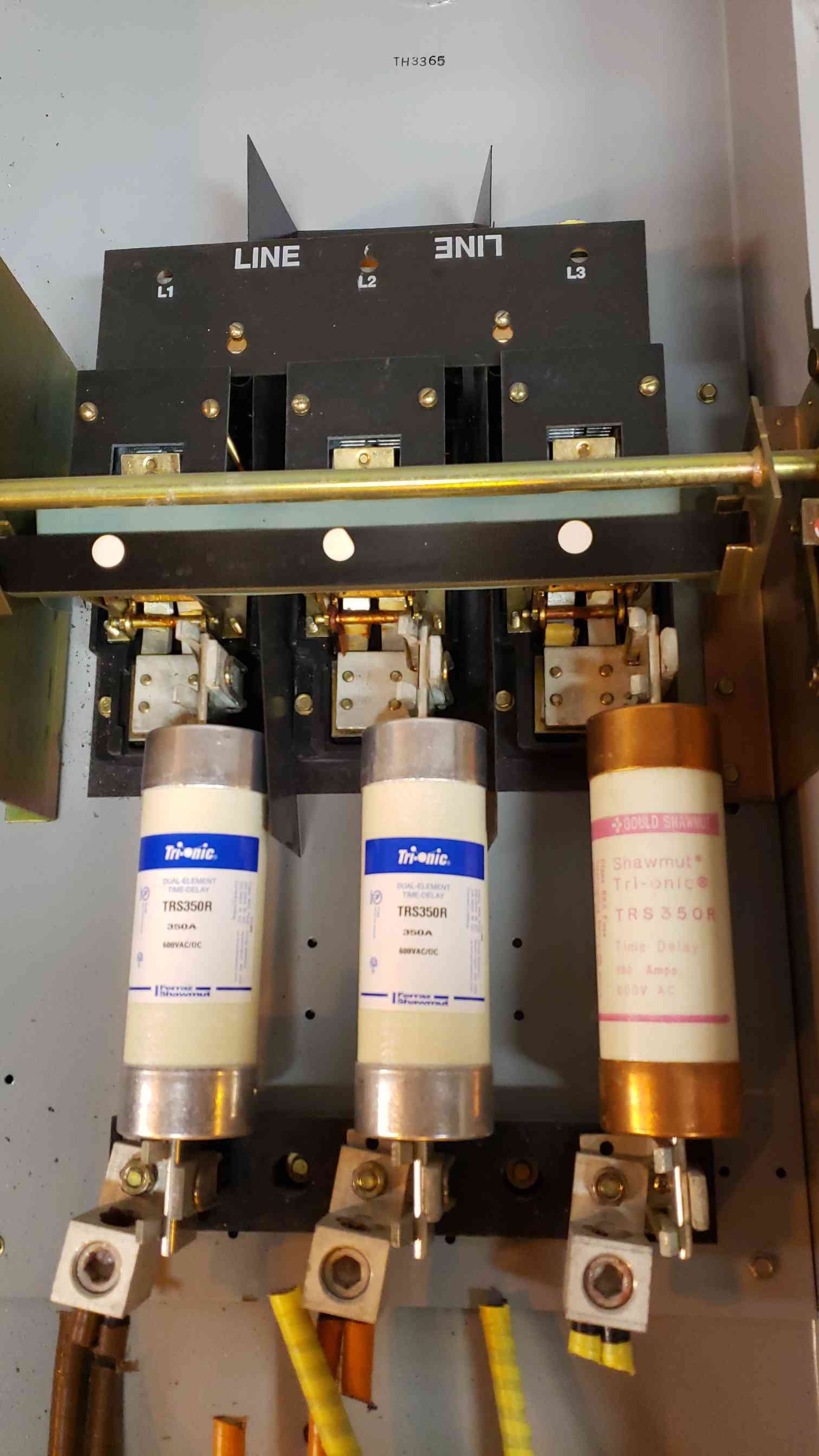 400 Amp. General Electric #TH3365, Heavy Duty Fused Safety Disconnect Switch, 600 VAC - Image 5