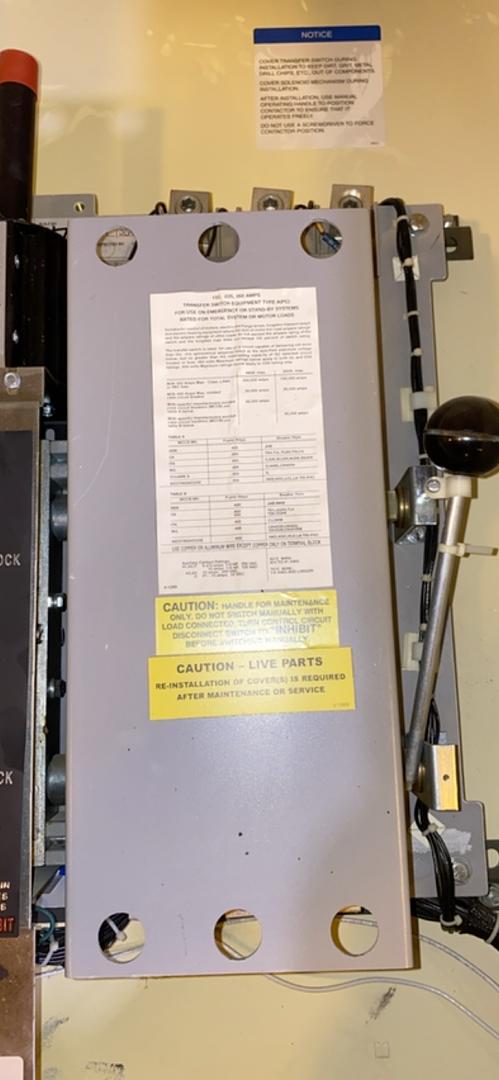 260 Amp. Kohler #ZCS-666341-0260, Automatic Transfer Switch, 480 Volts, AS IS - Image 10