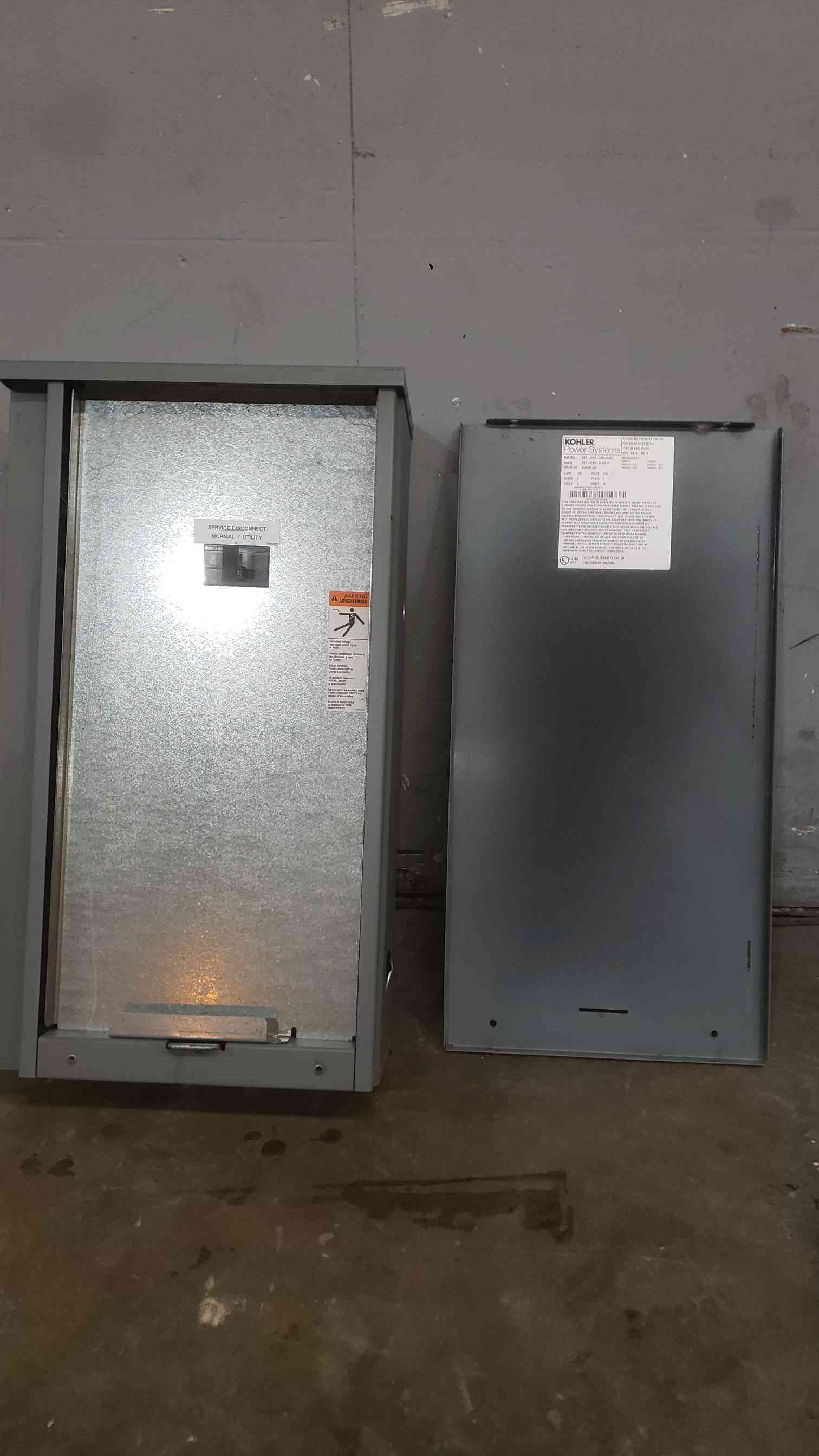 100 Amp. Kohler #RXT-JFNC-0100ASE, Automatic Transfer Switch, 1PH, 2-Pole, 240 Volts - Image 2