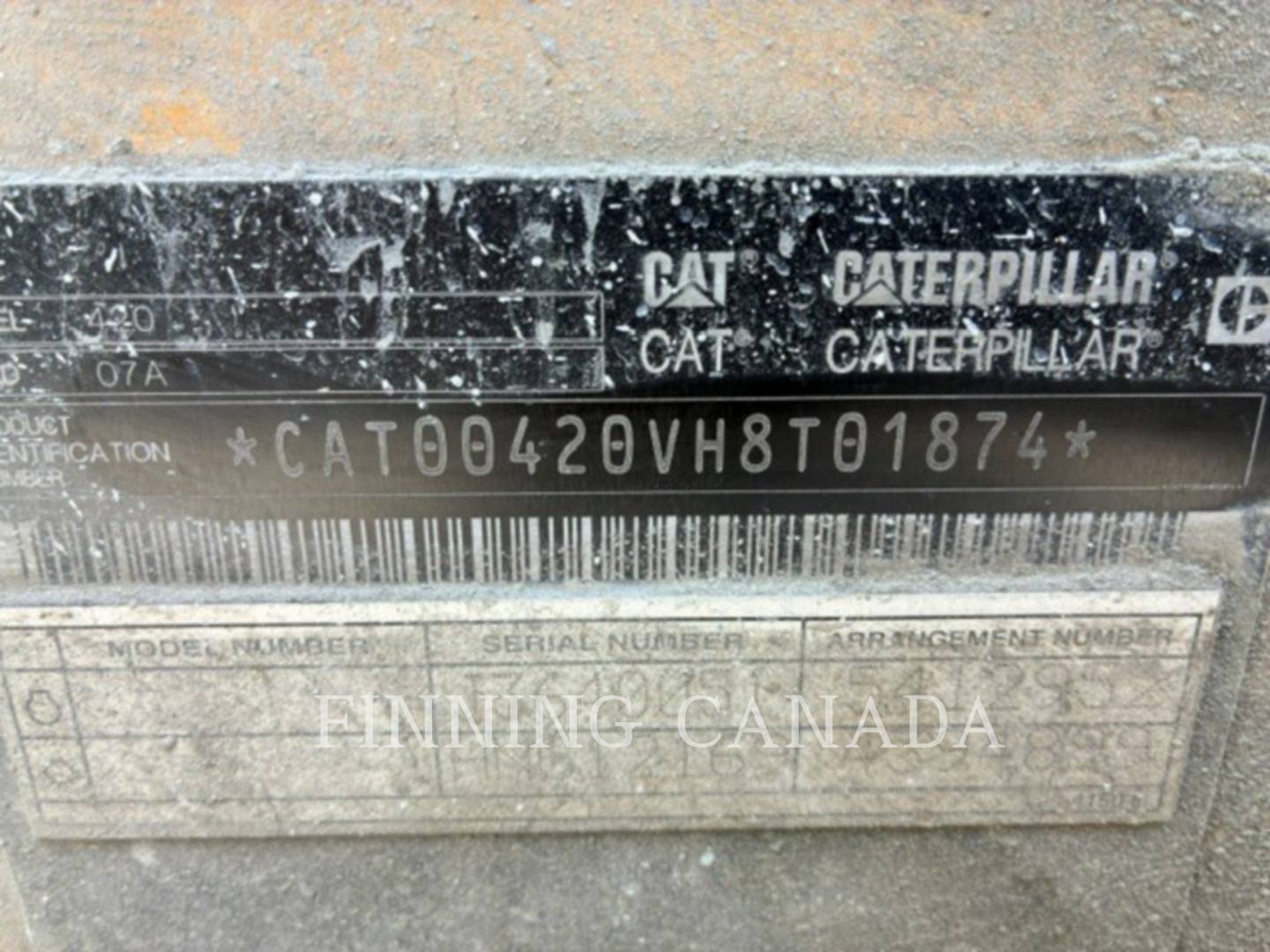 Cat 402-07, Backhoe Loader, 5737 hours, S/N: H8T01874, 2021 - Image 5