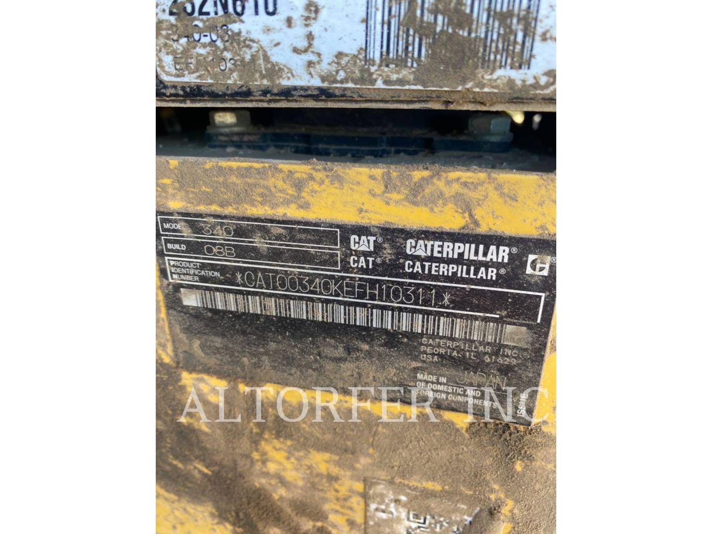 Caterpillar 340-08, 2038 hours, S/N: EFH10311, 2023 - Image 6
