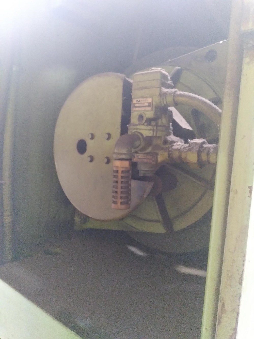 55 Ton, Aida #PCc-5(1), single crank gap frame press, 3.55" stroke, 8.9" Shut Height, 5 HP, 90 SPM - Image 4
