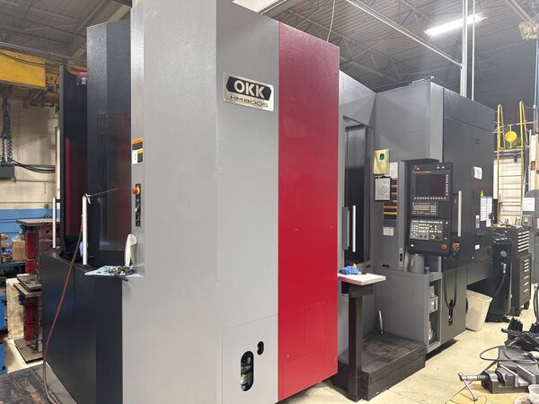 OKK #HM-800S, CNC horizontal machining center, Fanuc 31i-B5, 41.3" X, 35.4" Y, 34.6" Z, 12000 RPM, 60 - Image 1