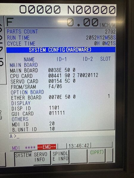OKK #HM-800S, CNC horizontal machining center, Fanuc 31i-B5, 41.3" X, 35.4" Y, 34.6" Z, 12000 RPM, 60 - Image 3