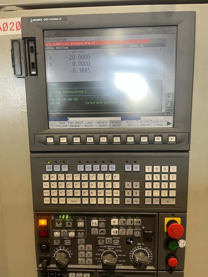 Bridgeport #GX-1000-OSP, Vertical Machining Center, 40.1" X, 21.2" Y, 21.2" Z, 44.09" x 21.25" table, 25 HP - Image 6