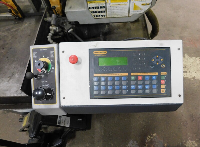 13" x 18" Hyd-Mech #S-20A, automatic horizontal bandsaw, 14' 10" x 1" blade, 75-300 SFM, 5 HP, PLC Control - Image 3