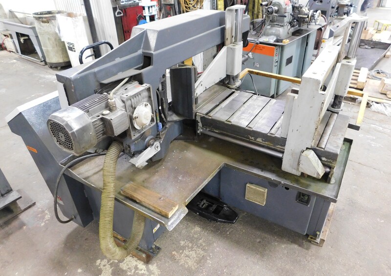 13" x 18" Hyd-Mech #S-20A, automatic horizontal bandsaw, 14' 10" x 1" blade, 75-300 SFM, 5 HP, PLC Control - Image 4