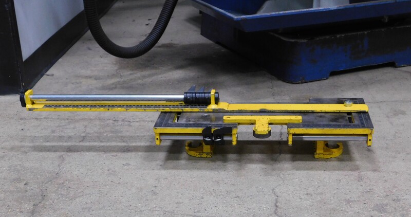 Piranha #P65, quick set table attachment, finger stops, measuring rules, ironworker punch end accessory - Image 3