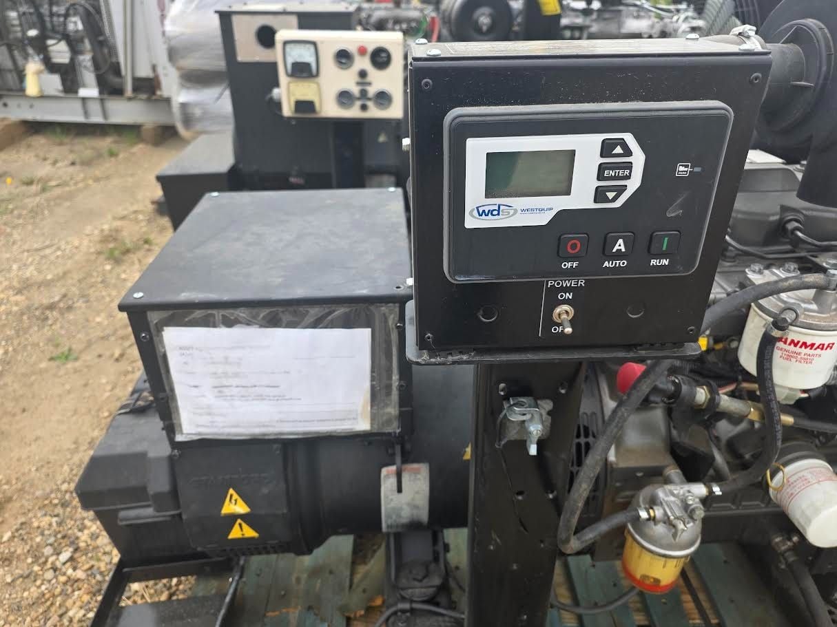 25 KW Yanmar, diesel generator, 208 Volts, open skid, remanufactured - Image 2