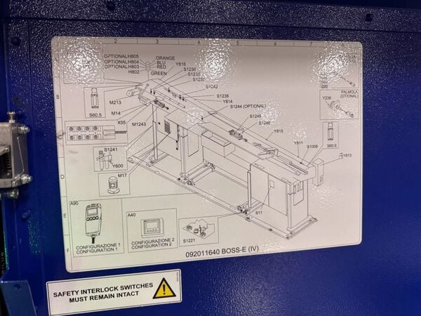 Iemca #Boss-552-HD, 12' automatic bar feeder, Siemens Somatic HMI Touch PLC Control, 2020 - Image 7