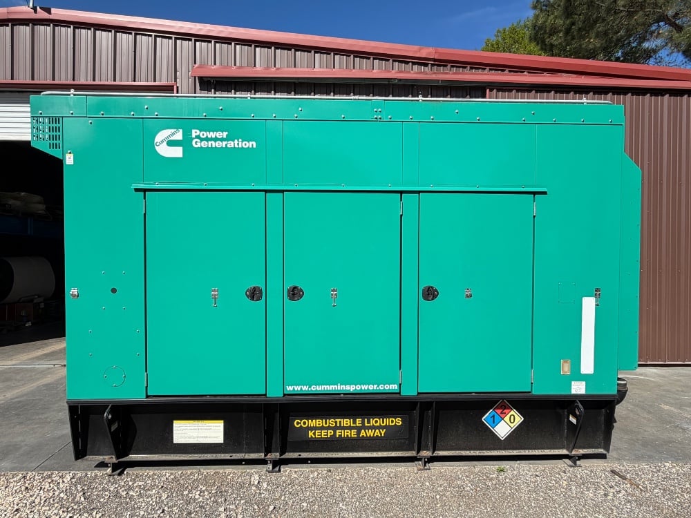 500 KW Cummins #DFEK, standby diesel generator set, 277/480 Volts, 3-phase, QSX15-G9 diesel engine, Tier 2 - Image 1