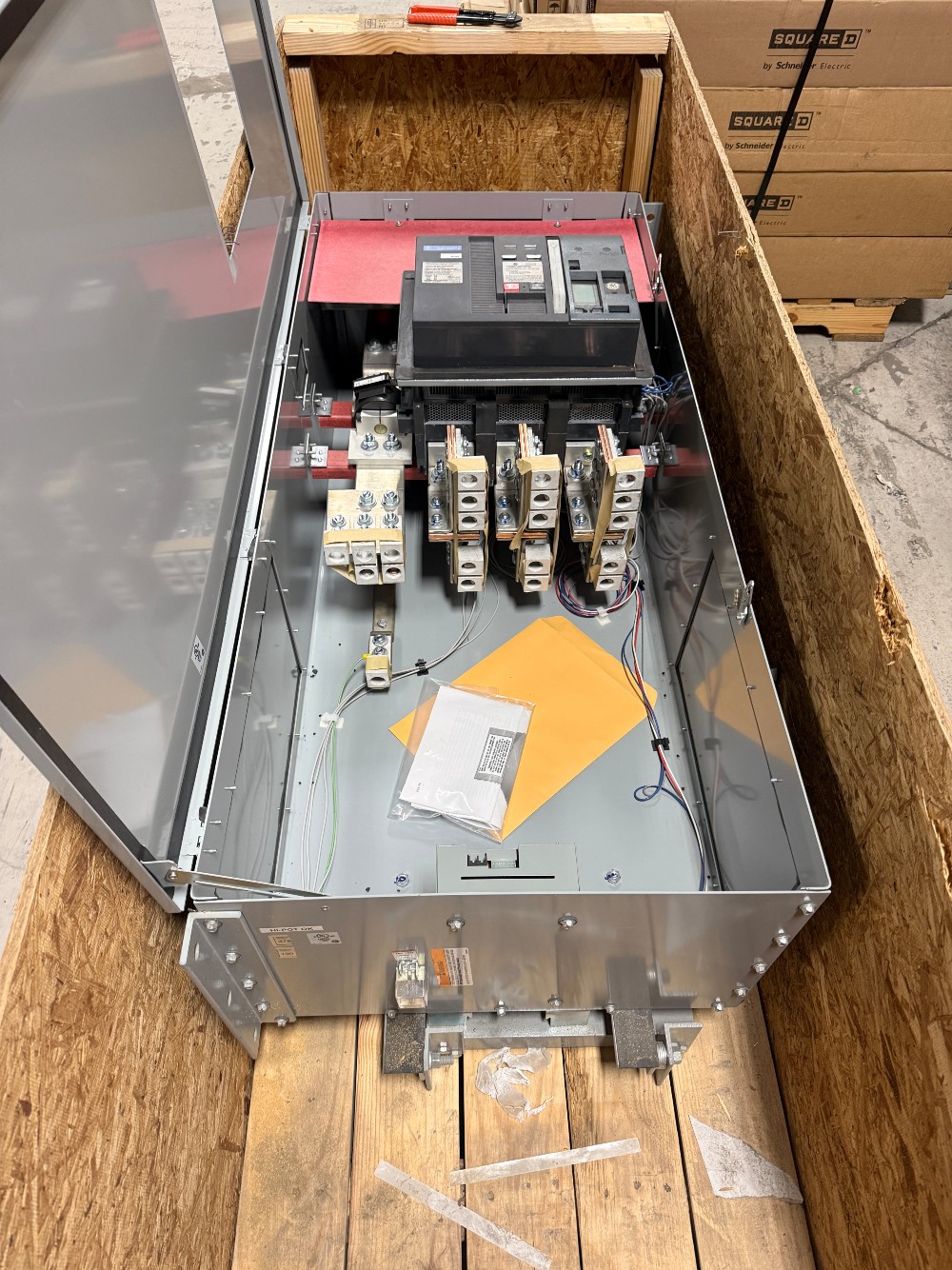 1600 Amp. ABB/GE Spectra Series Busway Bolt-On Tap Bus Plug 1600A Power Break II 1200A Trip - Image 1