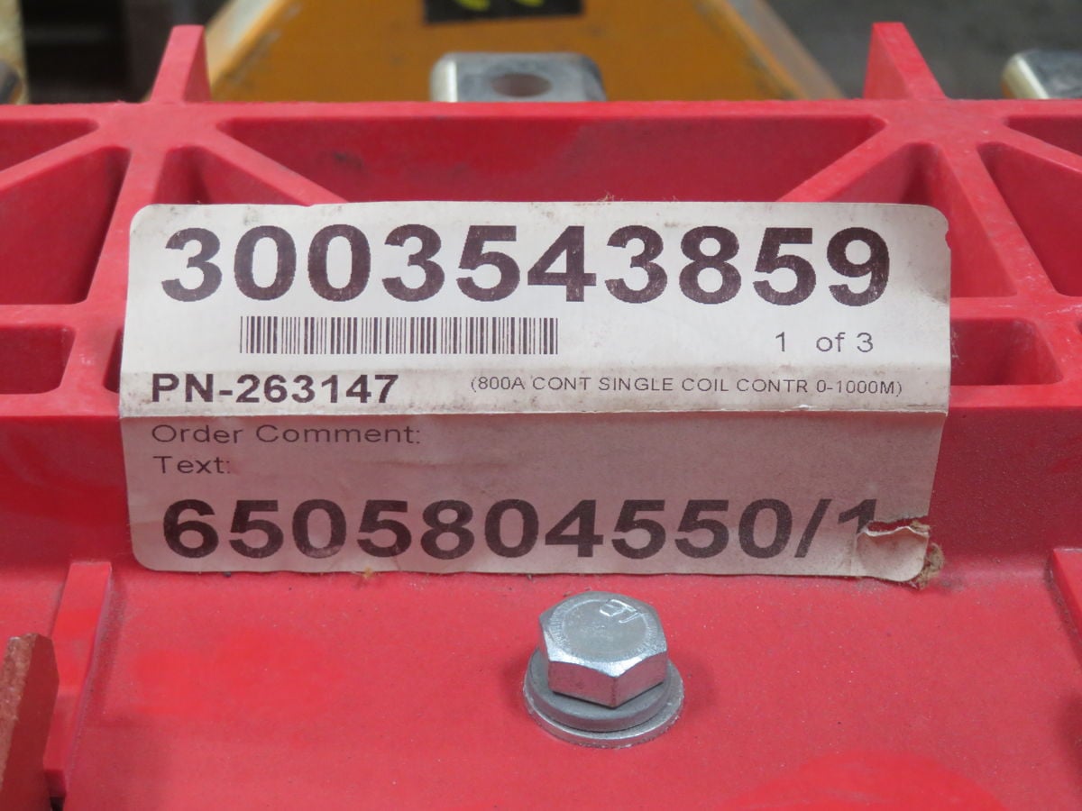 800 Amps, Allen-Bradley #1502-VC8DXDA-1, 3-Pole, 7.2 KVAC, IntelliVac, 110 VDC Coil - Image 3