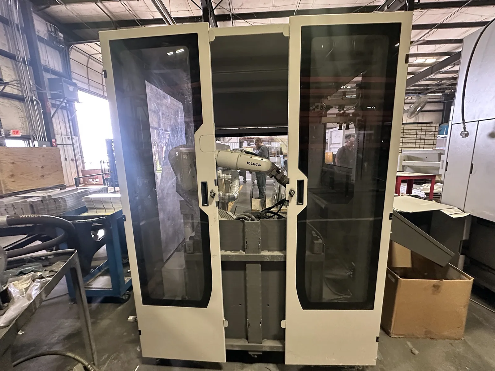88 Ton, Bystronic #ByBend-80/1530, CNC press brake, 5' overall, 61.8" between housing, 7.9" stroke, 6-axis - Image 3