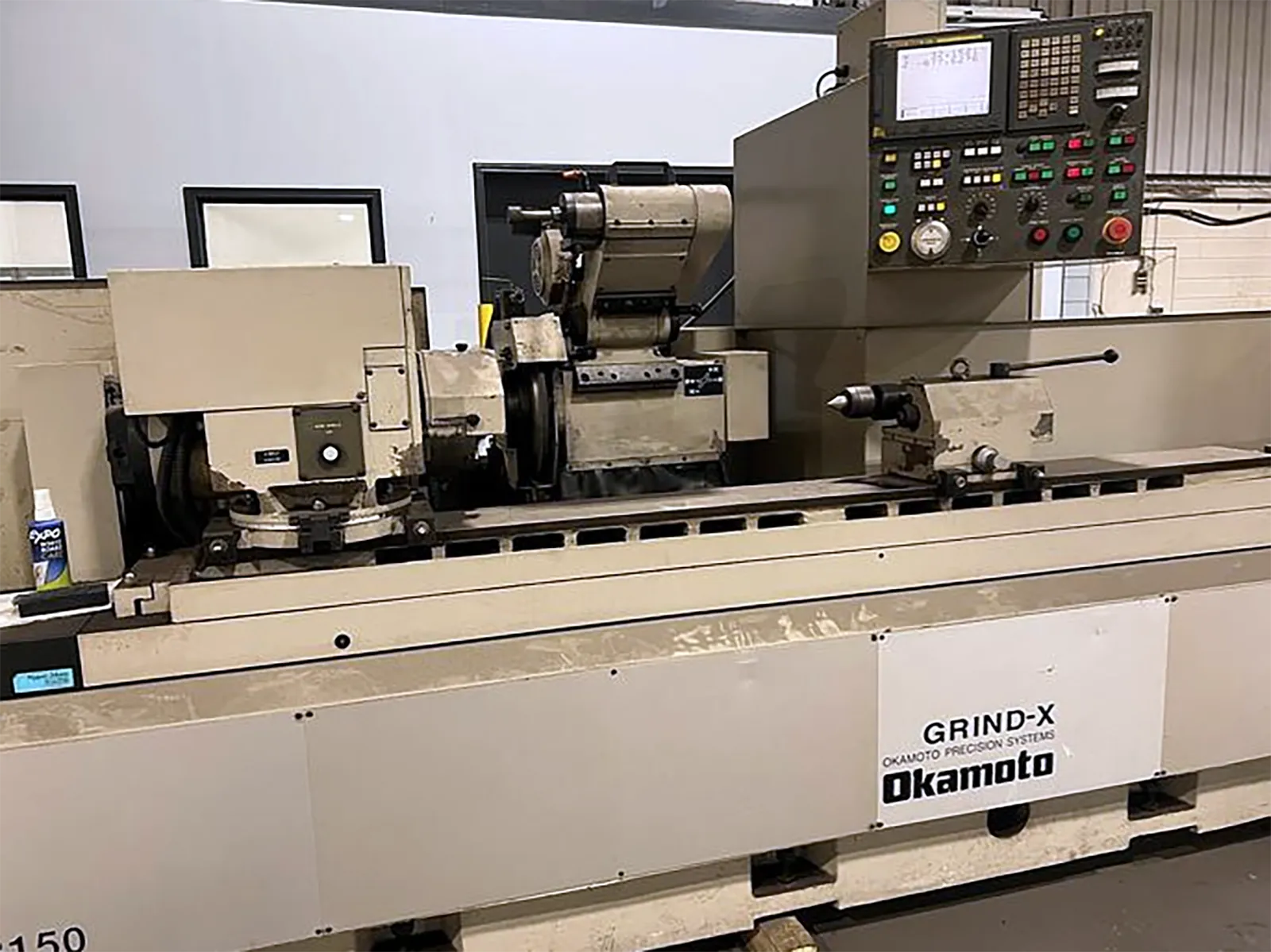 12.6" x 59" Okamoto #OGM-3150-MC, CNC cylindrical grinder, OD/ID/face/taper, 7.5 HP, 2000 RPM wheel, Fanuc - Image 3