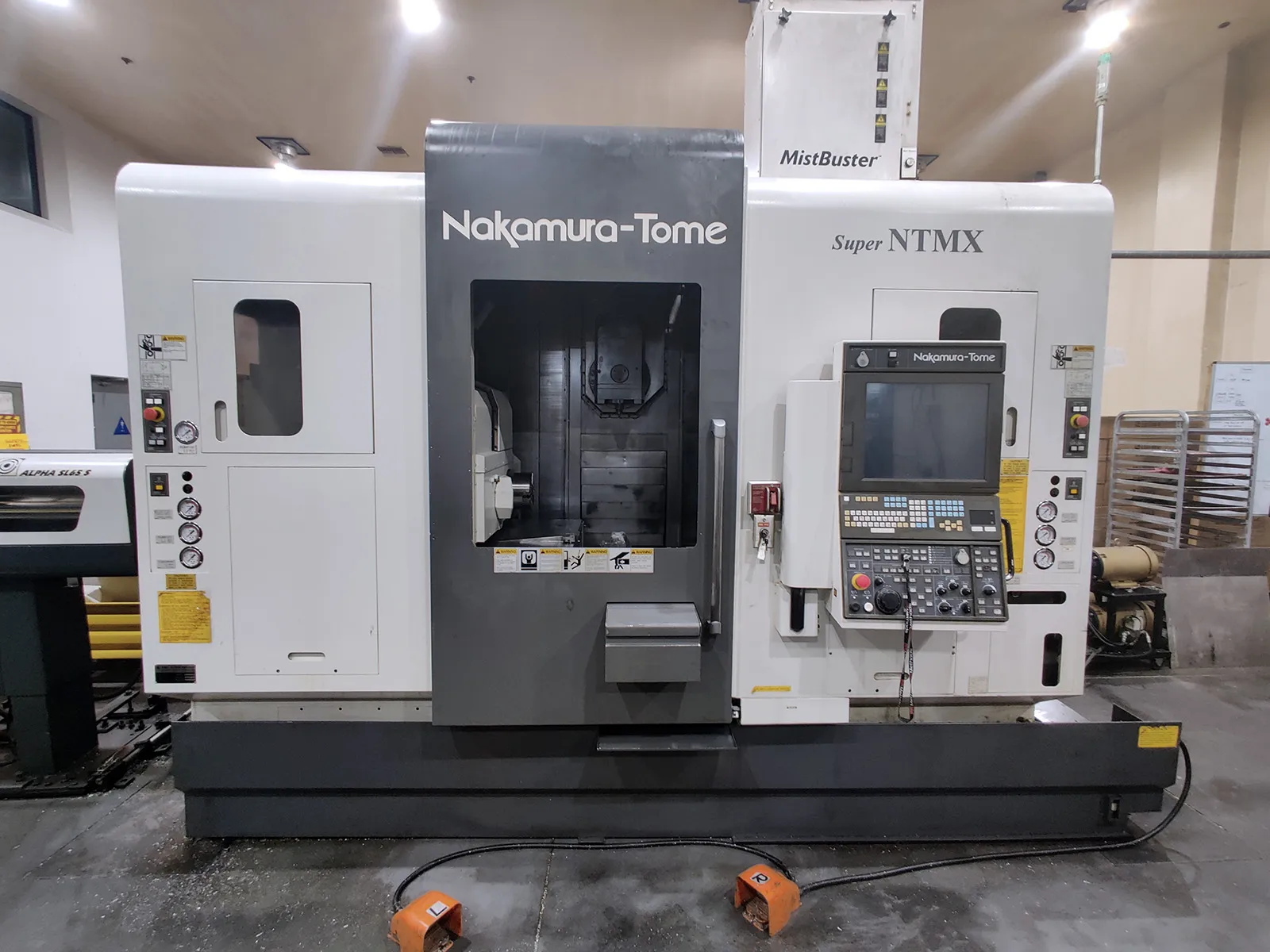 Nakamura Tome #Super-NTMX, CNC turn-mill, 8" swing, 38.5" centers, 7" chuck, 2" bar, twin spindle, Y-axis - Image 4
