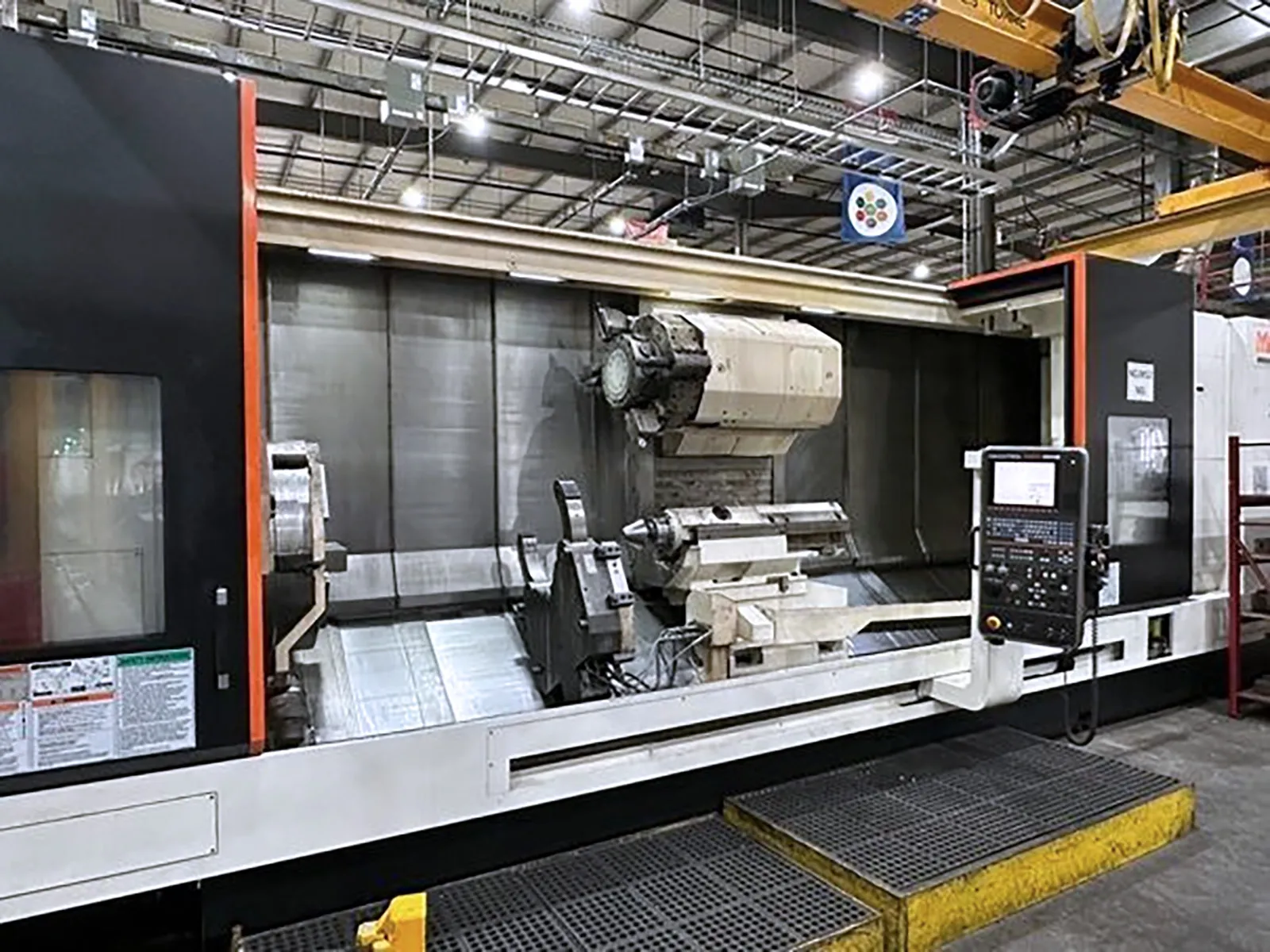 Mazak #Cybertech-Turn-5500M, CNC lathe, 36" swing, 159.13" machining length, 32" chuck, 14.76" bore - Image 6