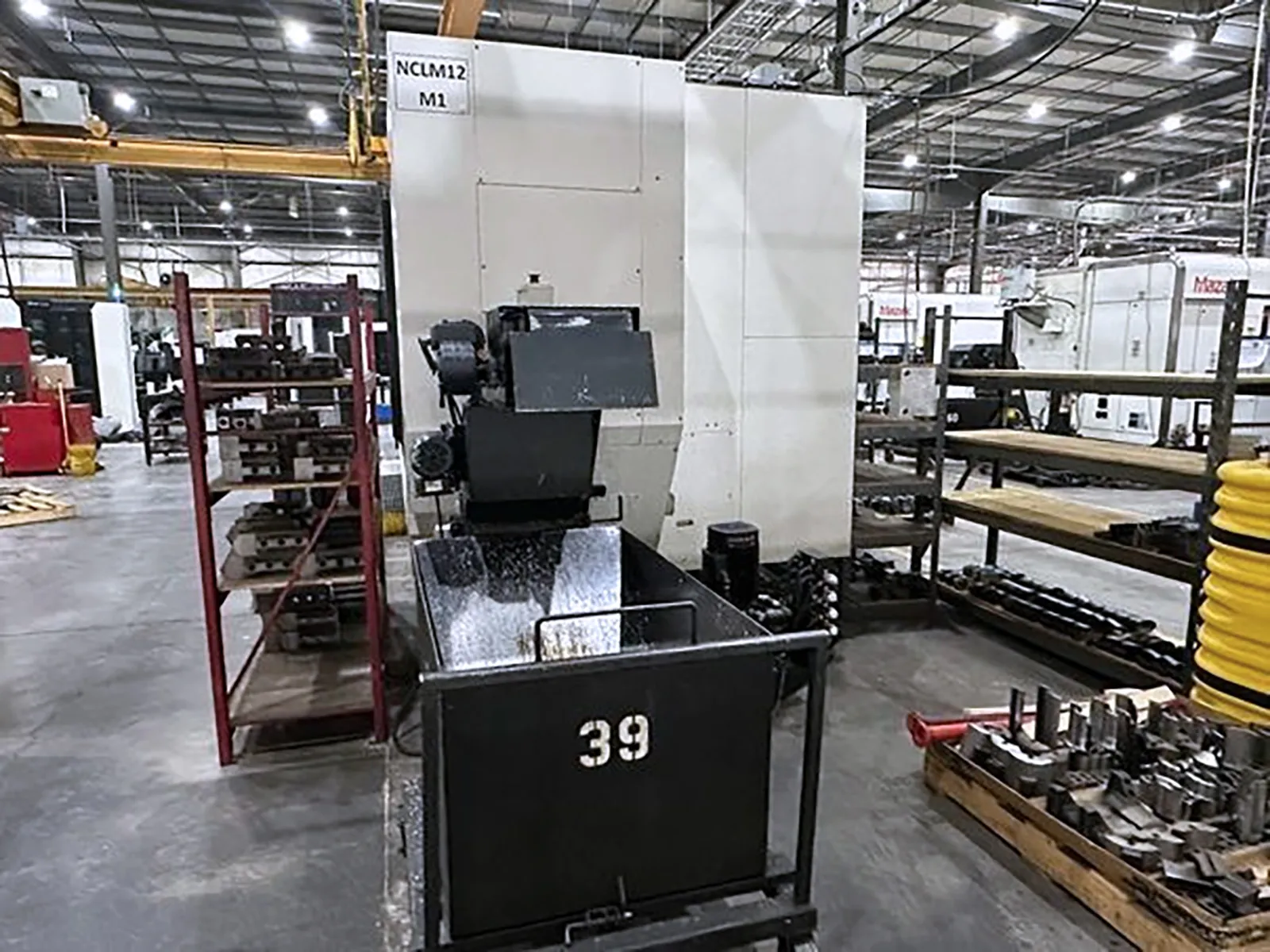 Mazak #Cybertech-Turn-5500M, CNC lathe, 36" swing, 159.13" machining length, 32" chuck, 14.76" bore - Image 9