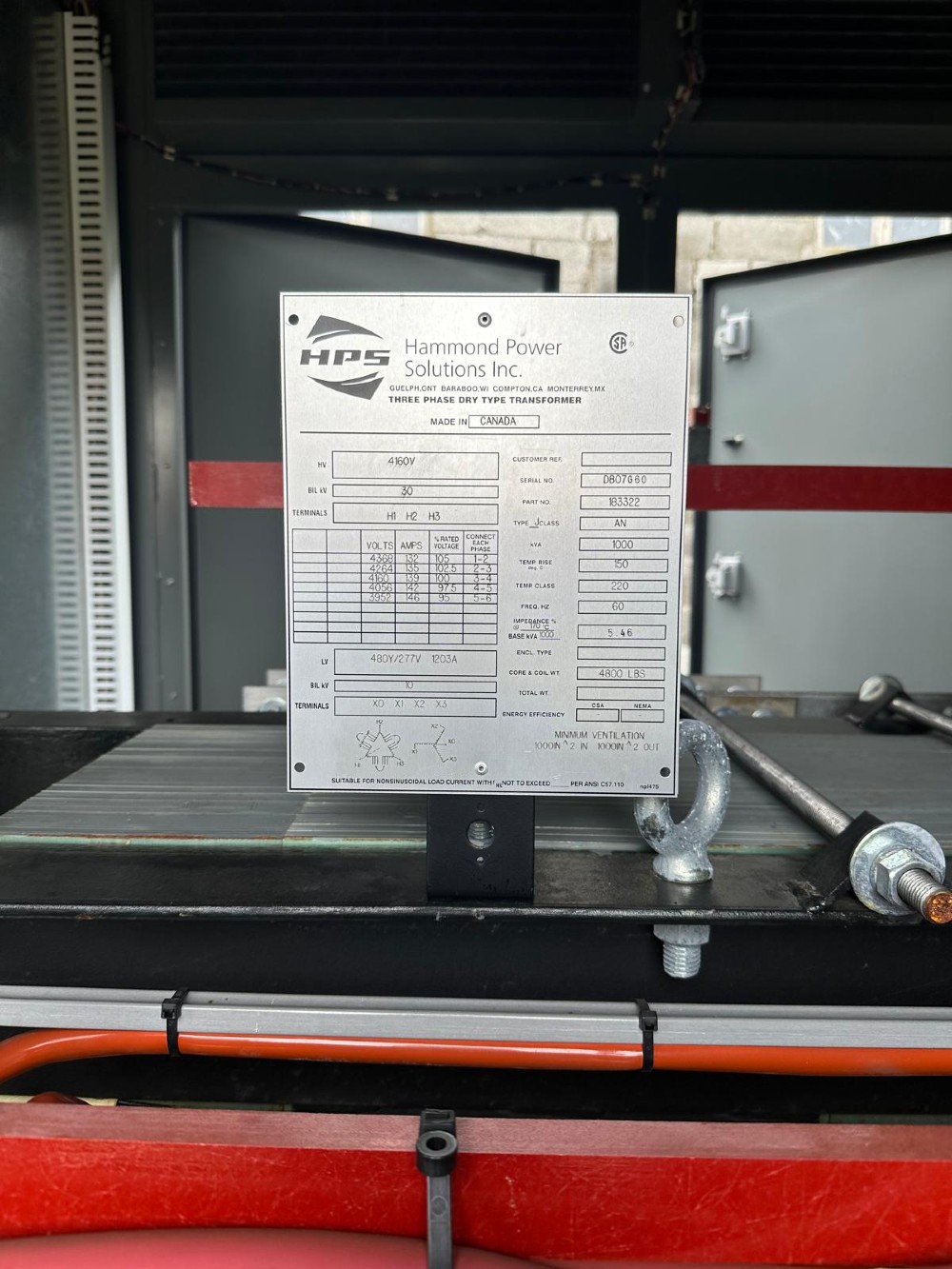Simplex #3Triton-HV-1000, 1000 KW resistive load bank, 0 hours, 2022 - Image 9