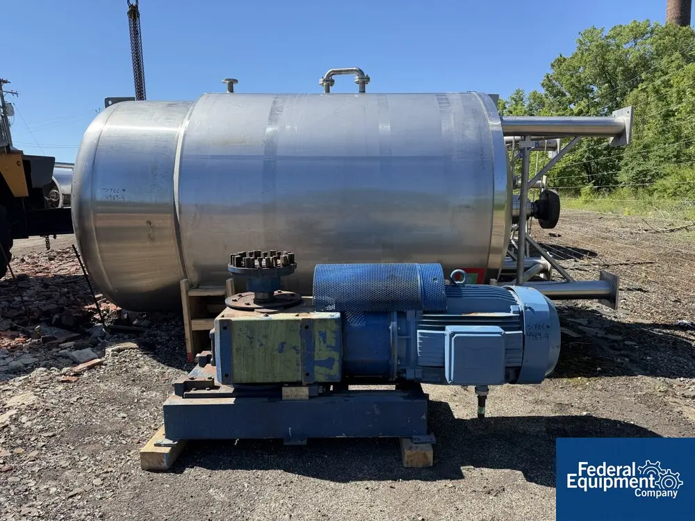 3962.6 gallon Cherry Burrell, Stainless Steel Jacketed Reactor, 45 PSI/FV @ 350 deg F internal, 100 PSI @ 350 - Image 1