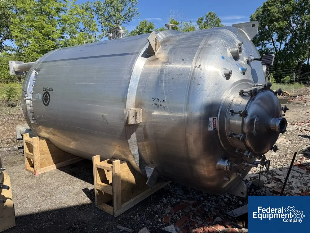 3962.6 gallon Cherry Burrell, Stainless Steel Jacketed Reactor, 45 PSI/FV @ 350 deg F internal, 100 PSI @ 350 - Image 6
