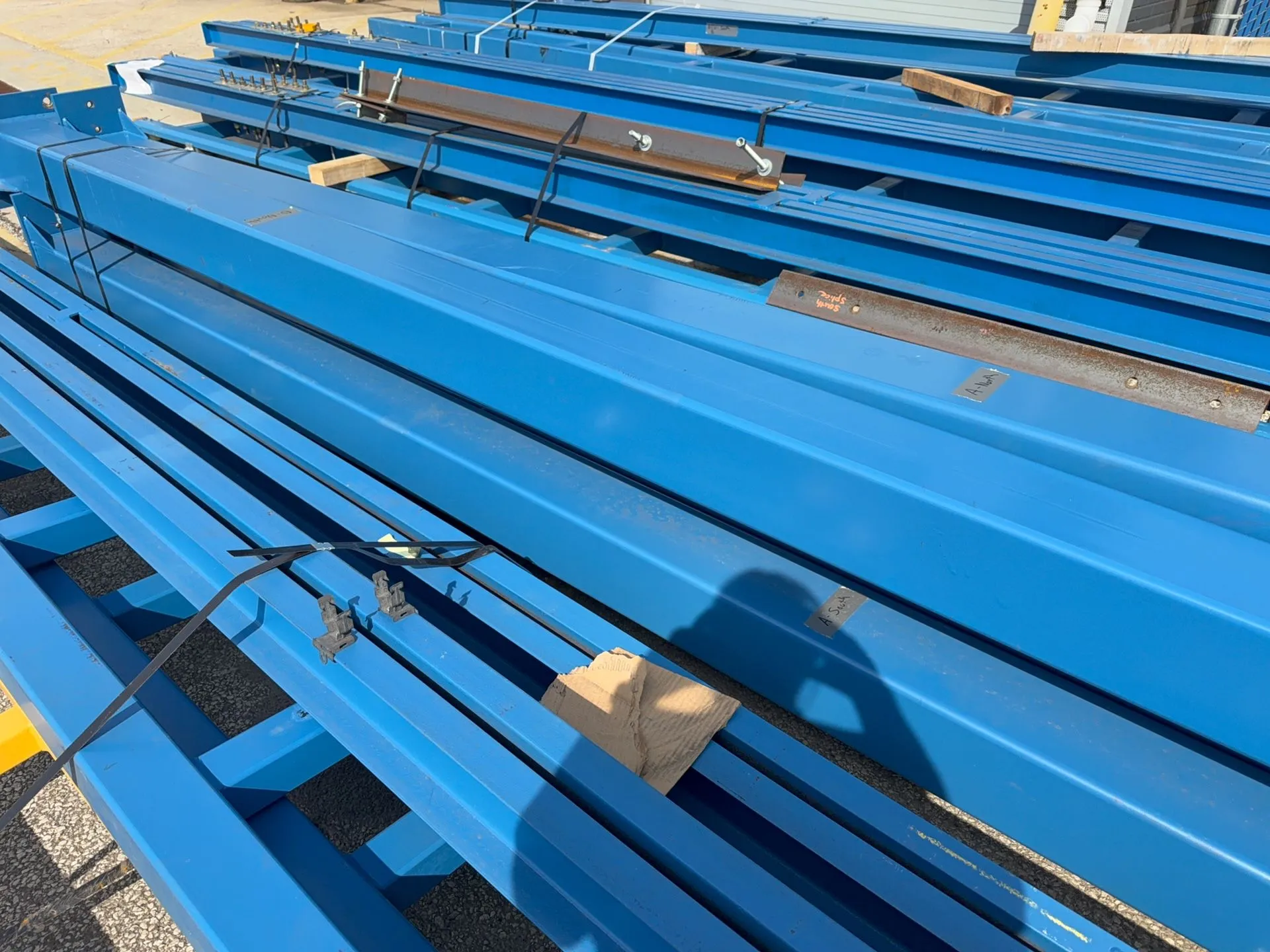 1 Ton, Gorbel, Overhead Crane System, 2000 lb. capacity, 35' rail, 4 upright posts - Image 5