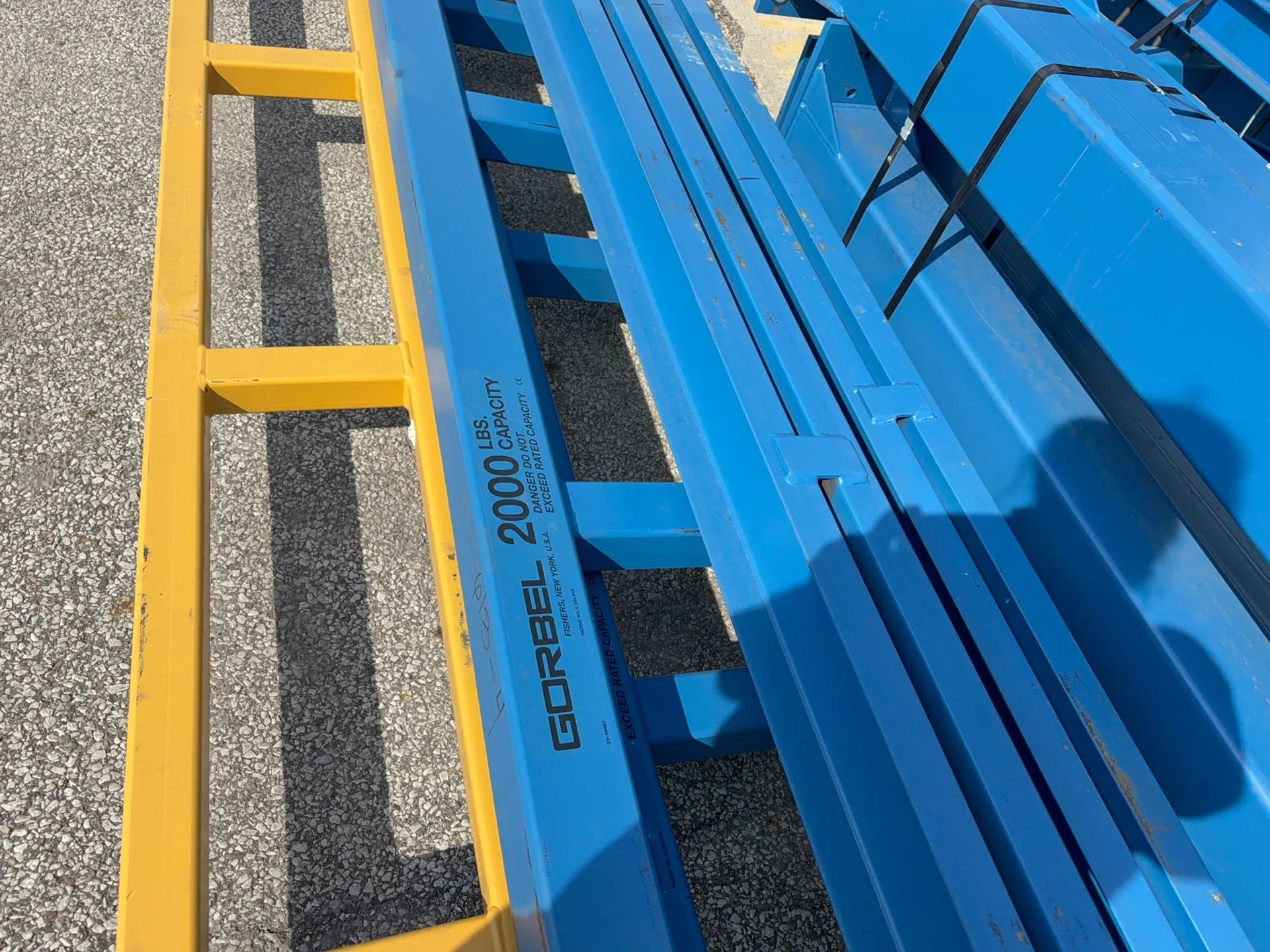 1 Ton, Gorbel, Overhead Crane System, 2000 lb. capacity, 35' rail, 4 upright posts - Image 6
