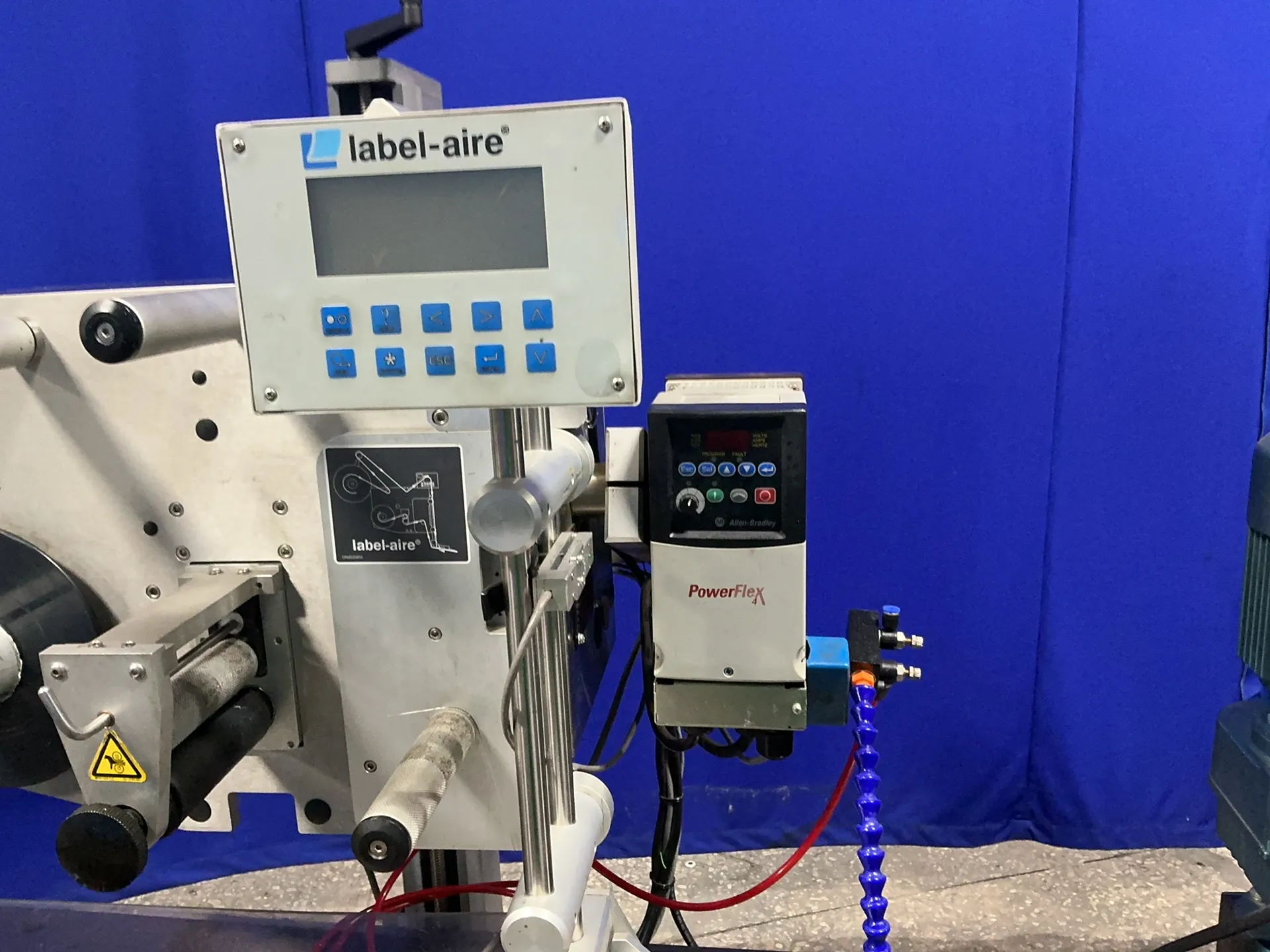 Label-Aire #3115-1500, Pressure Sensitive Wipe-On Label Applicator, 4" right hand, 120 V. - Image 3