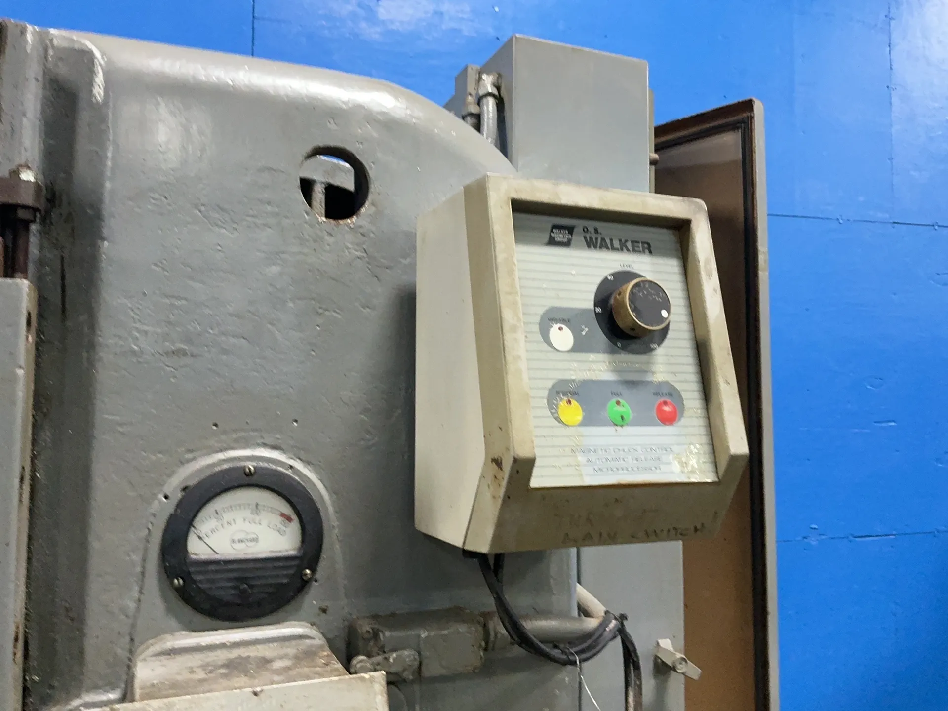 Blanchard #11, Vertical Spindle Rotary Surface Grinder, 16" chuck, 30 KVA, 220 V. - Image 6
