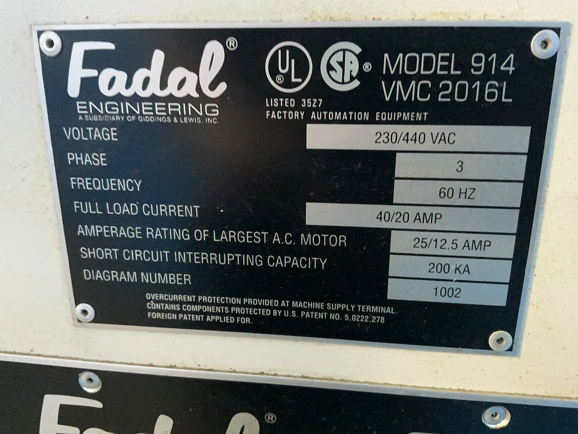 Fadal #VMC-2016L, CNC Vertical Machining Center, Multi-Spot Tool Changer, Fadal Controls, 2001 - Image 10