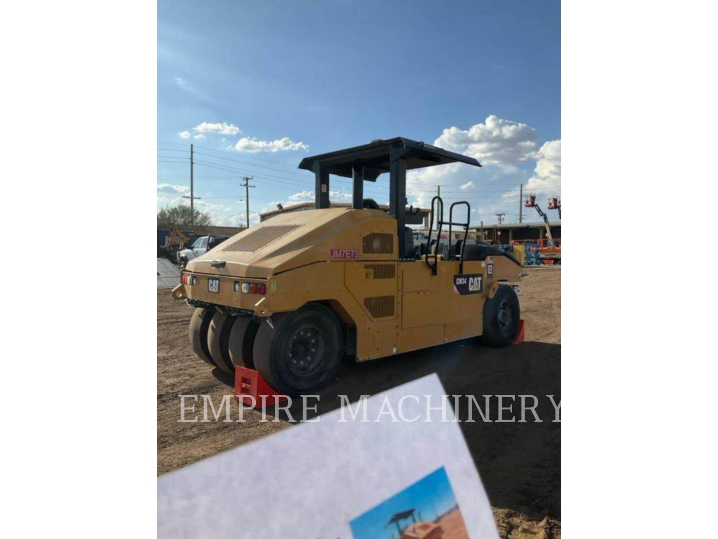Caterpillar CW34, Pneumatic Tired Compactor, 5145 hours, S/N: AL300284, 2018 - Image 8