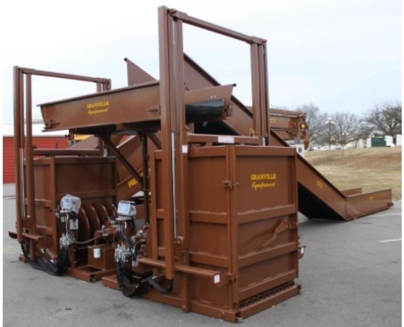 Granville #Bacca-Baler, vertical baling system, 60" chamber, 10 HP, 575 V., 3-ph, w/ incline & cross - Image 1