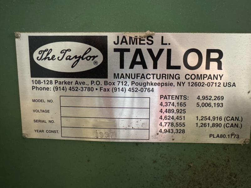 Taylor #30-Section-A, automatic hydraulic clamp carrier, 30-section, 10.5' width capacity, (300) clamps, 36" - Image 9