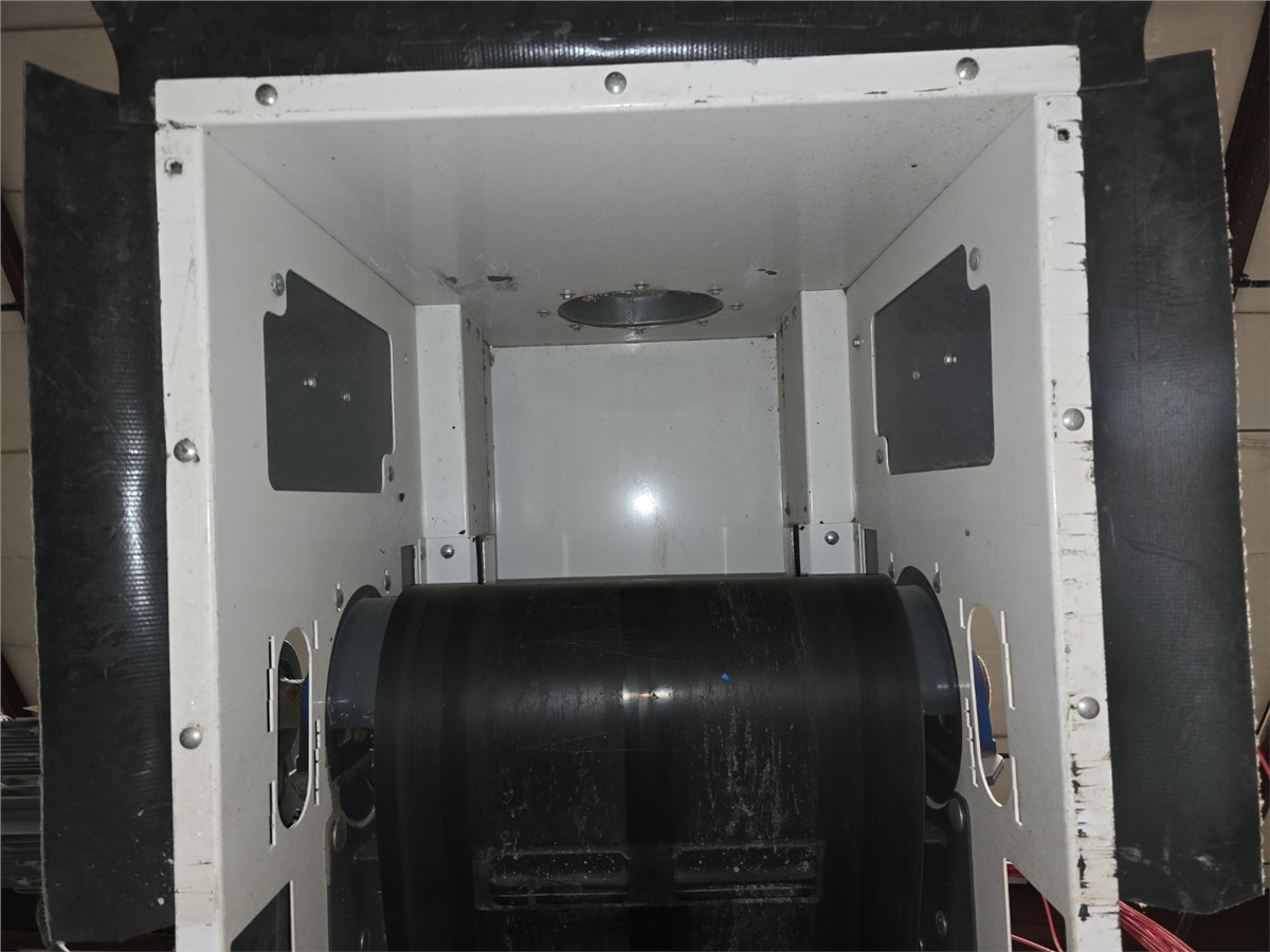 Vecoplan #VFB-650-F3, conveyor, 32' flat section (modular), 17' incline section at 45&deg; - Image 7