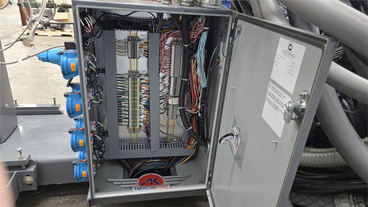 2.5" American Kuhne #AK-250-30-AC-40HP-ULT, co-extruder, 30:1 L/D, 5 barrel zones, 40 HP, 460 V., 2020 - Image 7