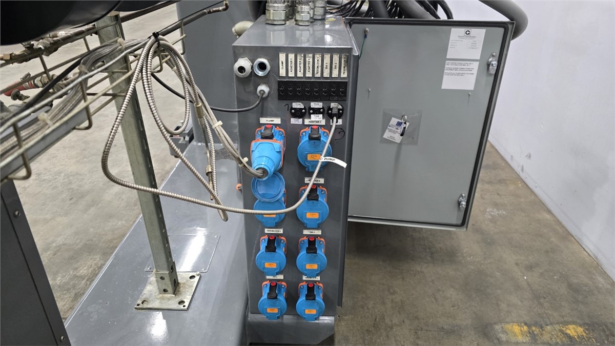 2.5" American Kuhne #AK-250-30-AC-40HP-ULT, co-extruder, 30:1 L/D, 5 barrel zones, 40 HP, 460 V., 2020 - Image 8