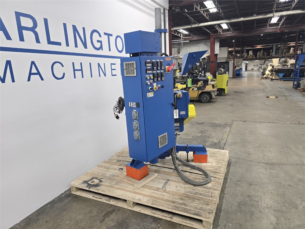 1" American Kuhne #AK-100-PM, air cooled pedestal extruder, 5 HP, 24:1 L/D, 3 barrel zones, 145 RPM, 460 V. - Image 8